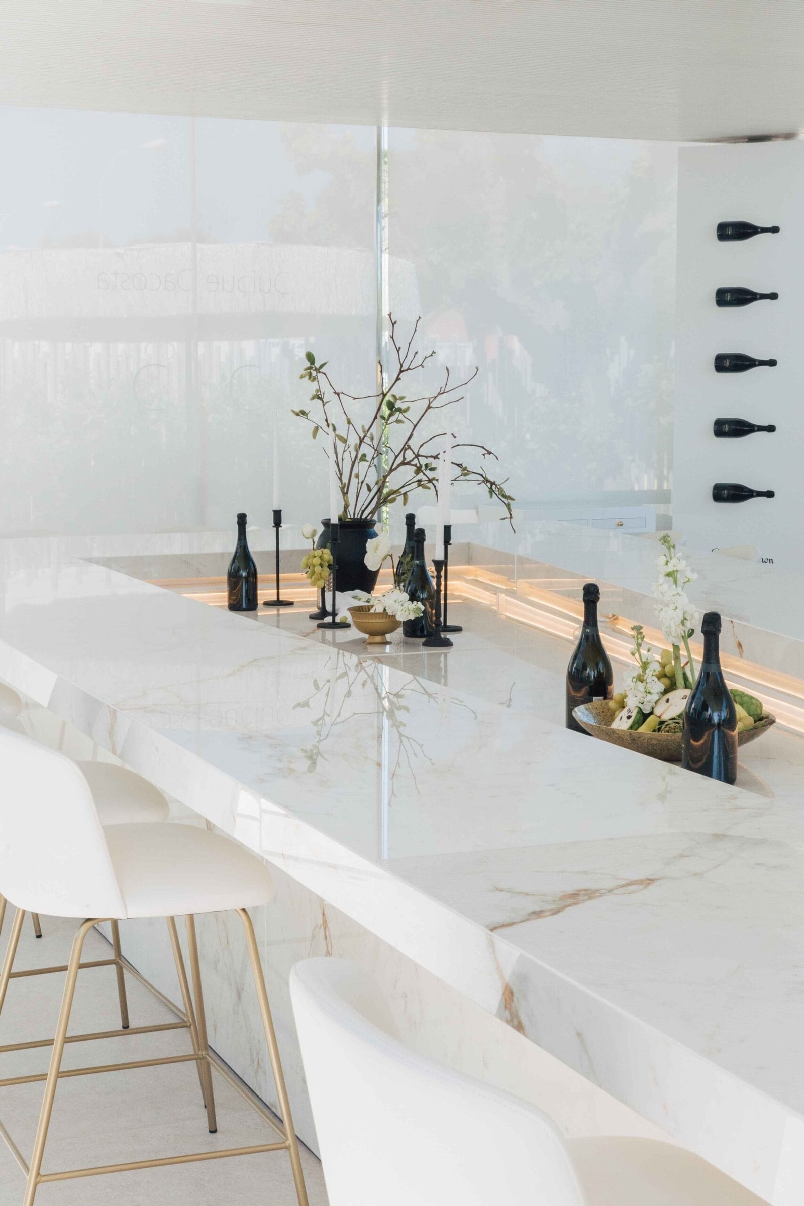 Neolith Abu Dhabi White Keramiek Aanrechtbladen