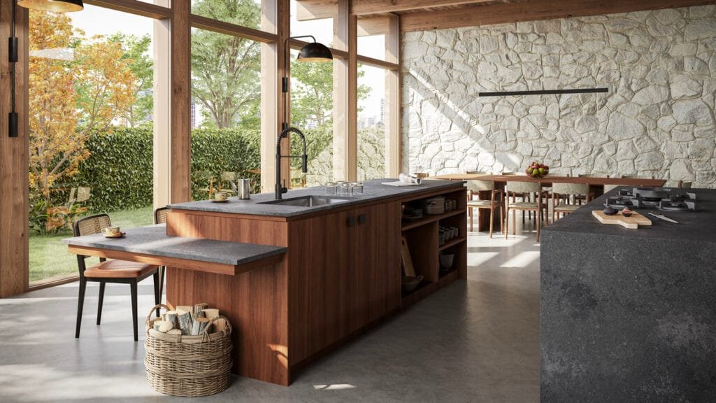 Caesarstone Rugged Concrete Composiet Werkbladen