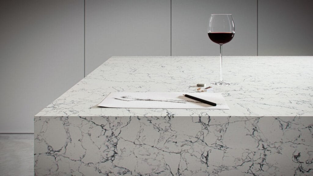 Composiet Aanrechtbladen Caesarstone White Attica