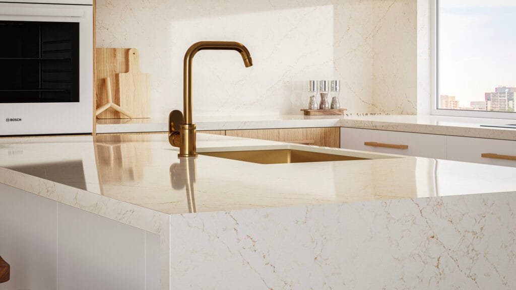 Composiet Keukenbladen Caesarstone Rossa Nova