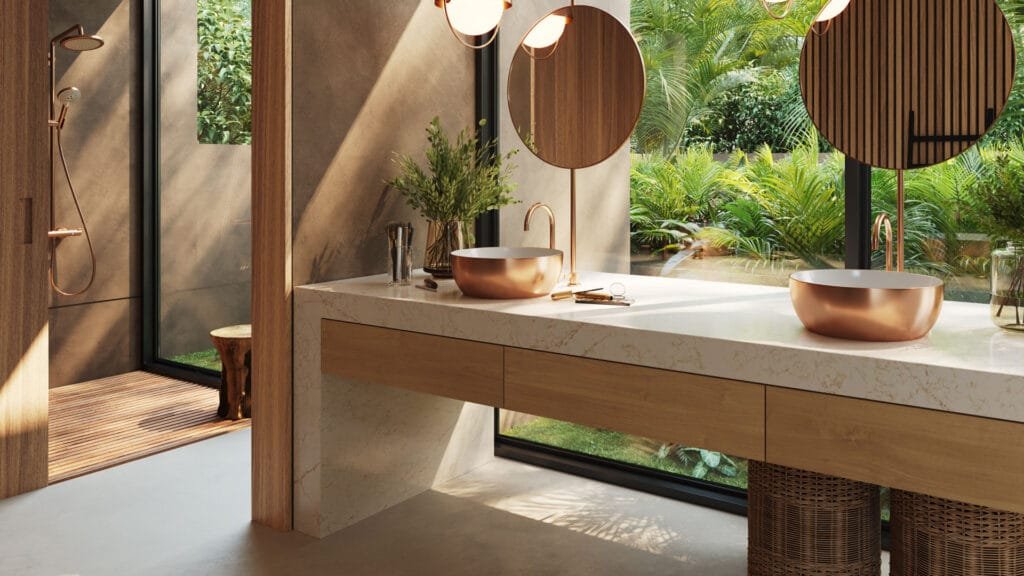 Composiet Keukenbladen Caesarstone Rossa Nova