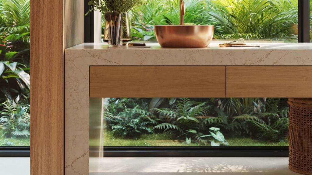Composiet Keukenbladen Caesarstone Rossa Nova