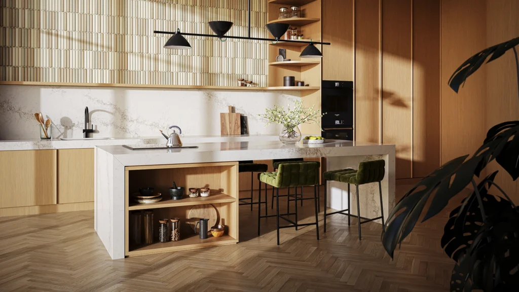 Composiet Werkbladen Caesarstone Celestial Sky (1)