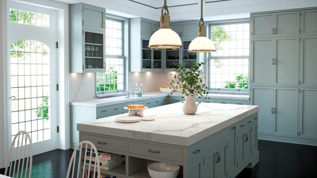 Composiet Werkbladen Calacatta Nuvo Caesarstone