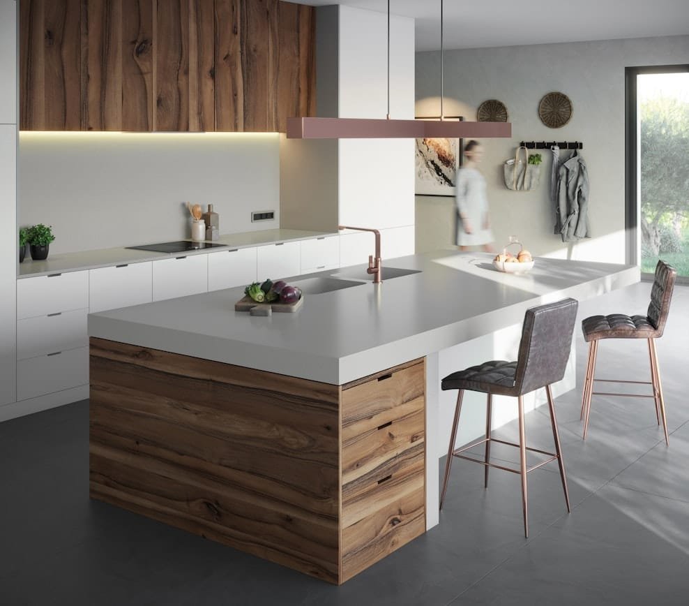 Composiet Werkbladen Cincel Grey Silestone