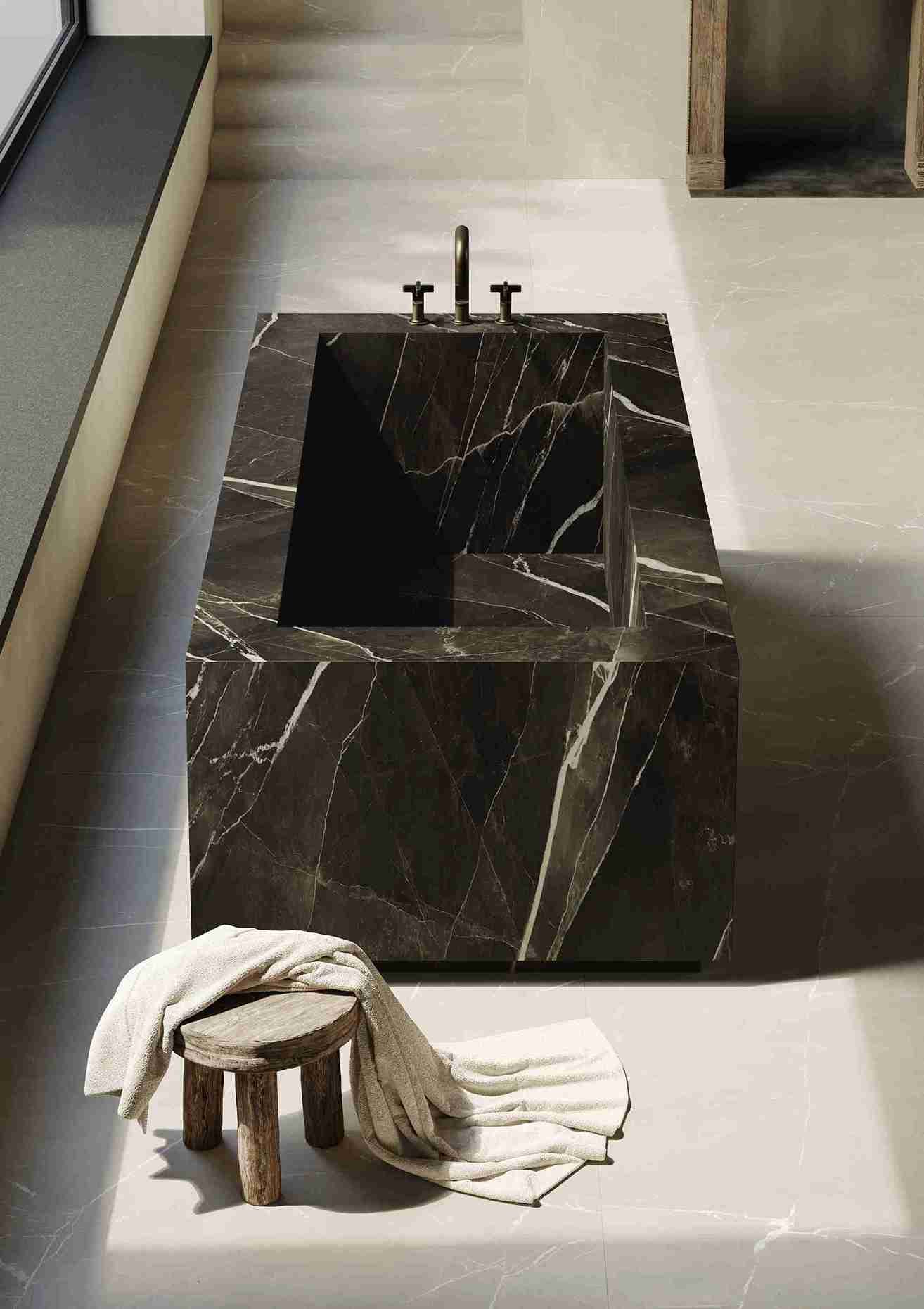 Marazzi Marble Look Calacatta Black keramiek Keukenbladen