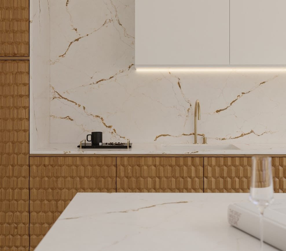 Silestone Versailles Ivory Composiet Keukenbladen