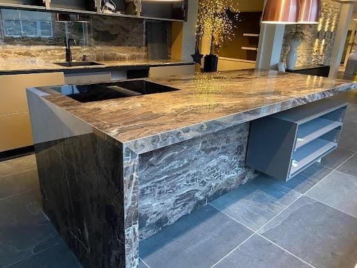 keramiek Aanrechtbladen Marazzi Marble Look Frappuccino