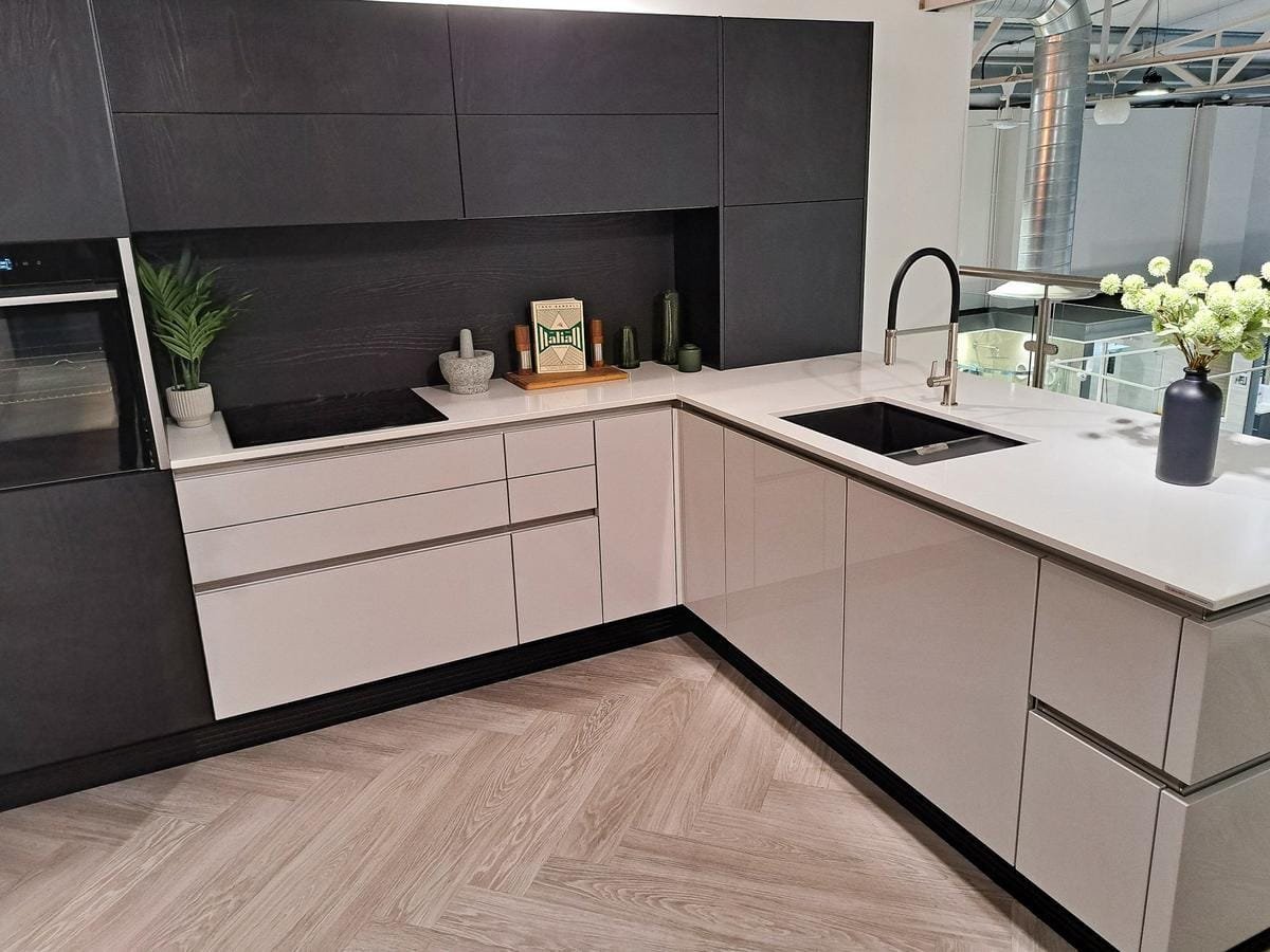 Composiet Aanrechtbladen Botticino Grey Unistone